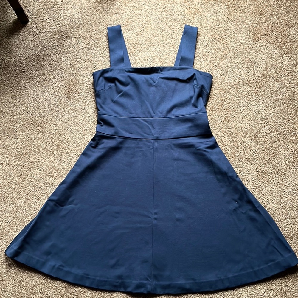 BANANA REPUBLIC WOMEN'S NAVY VINTAGE CAMI DRESS - SIZE 12